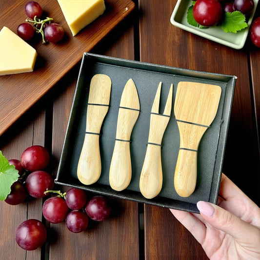 Bamboo Switch - Bamboo Charcuterie & Cheese Knife Set | Christmas Gift