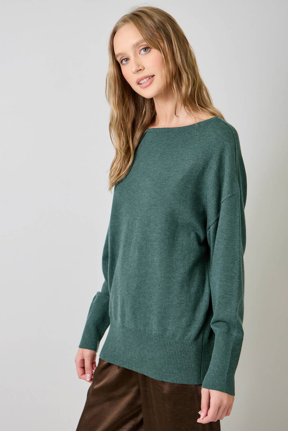 Mystree - Off Shoulder Sweater Top In Ivory