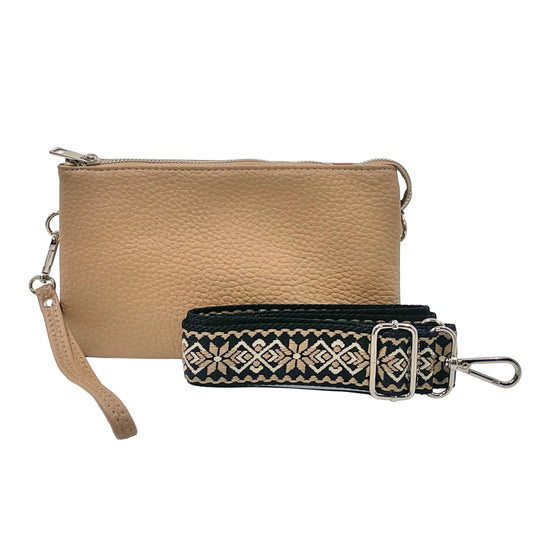 K. Carroll Accessories - Stefani Wristlet Crossbody: Mocha