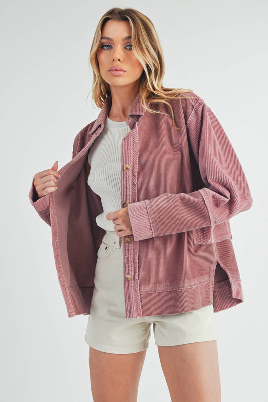 AEMI + CO - Daphne Jacket in Woodrose Only