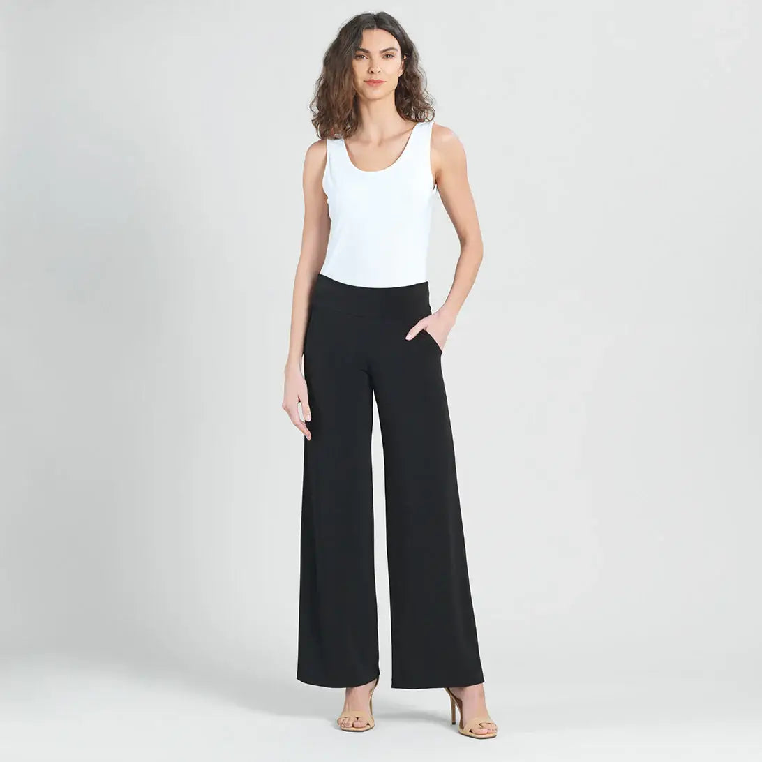 Clara Sunwoo - Wide Leg Pocket Pant: Black