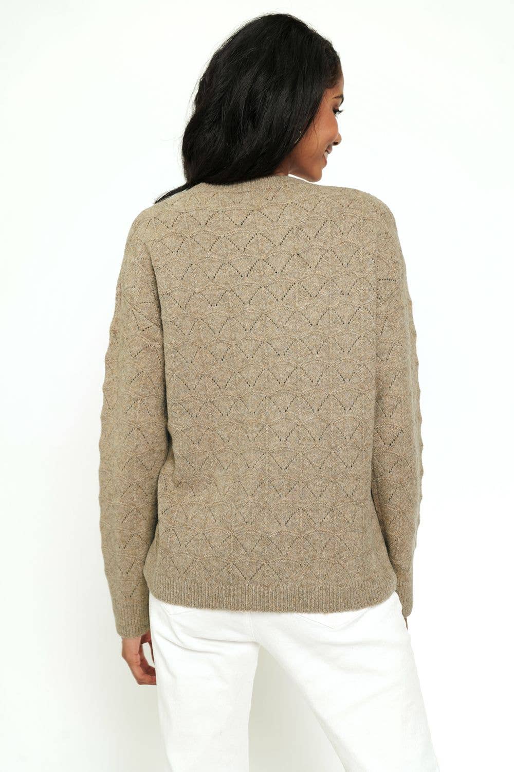 Mystree - Soft Pullover Sweater: Cocoa