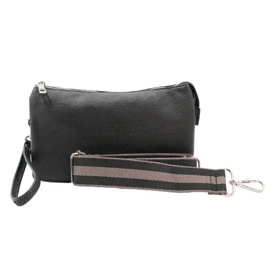 K. Carroll Accessories - Stefani Wristlet Crossbody: Black