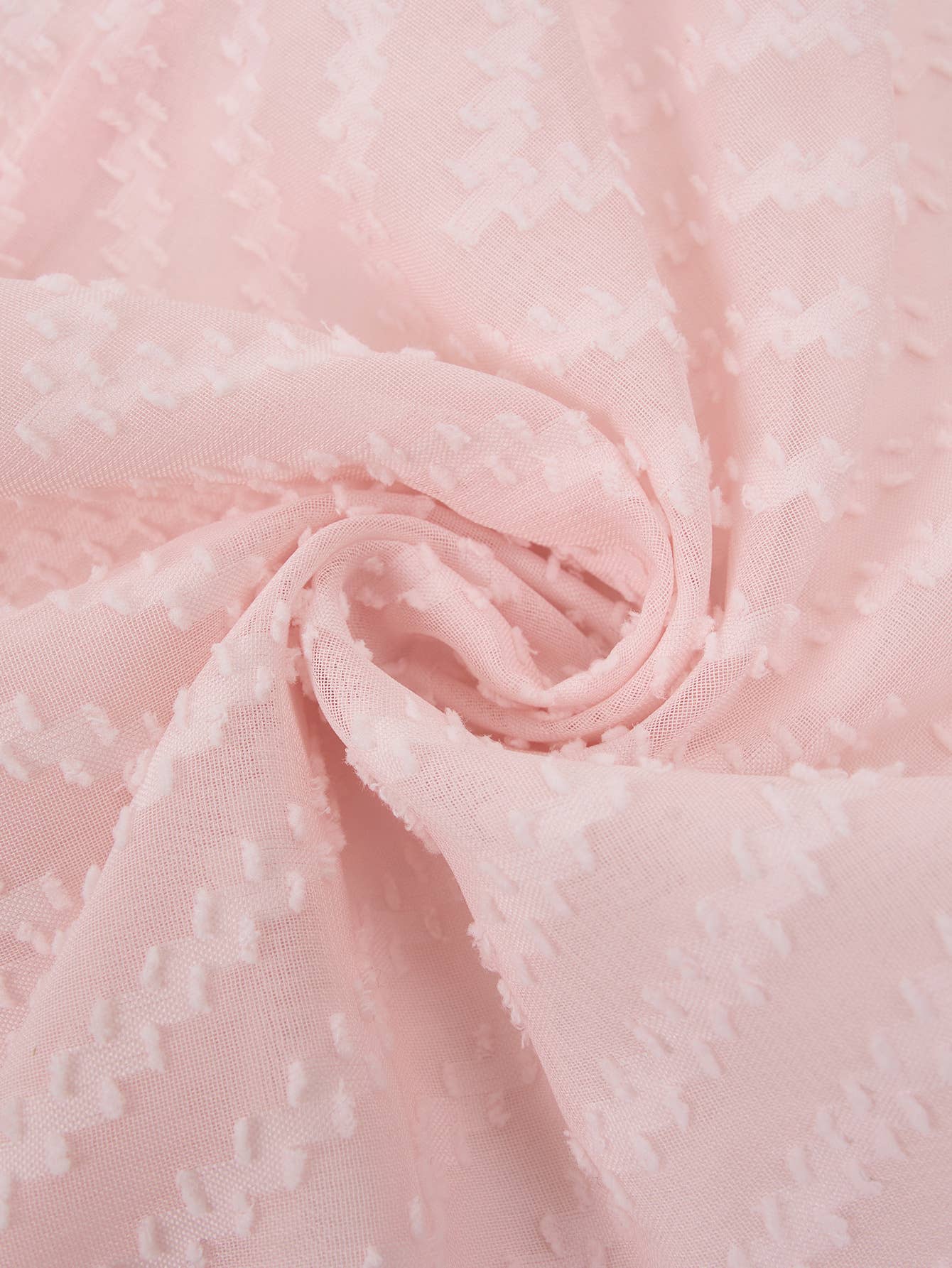 ePretty - Semi Sheer Chevron Tiered Sleeve Kimono Cardigan Pink