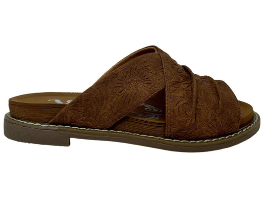 Very G - Jolene Tooled Very G Sandal: Tan