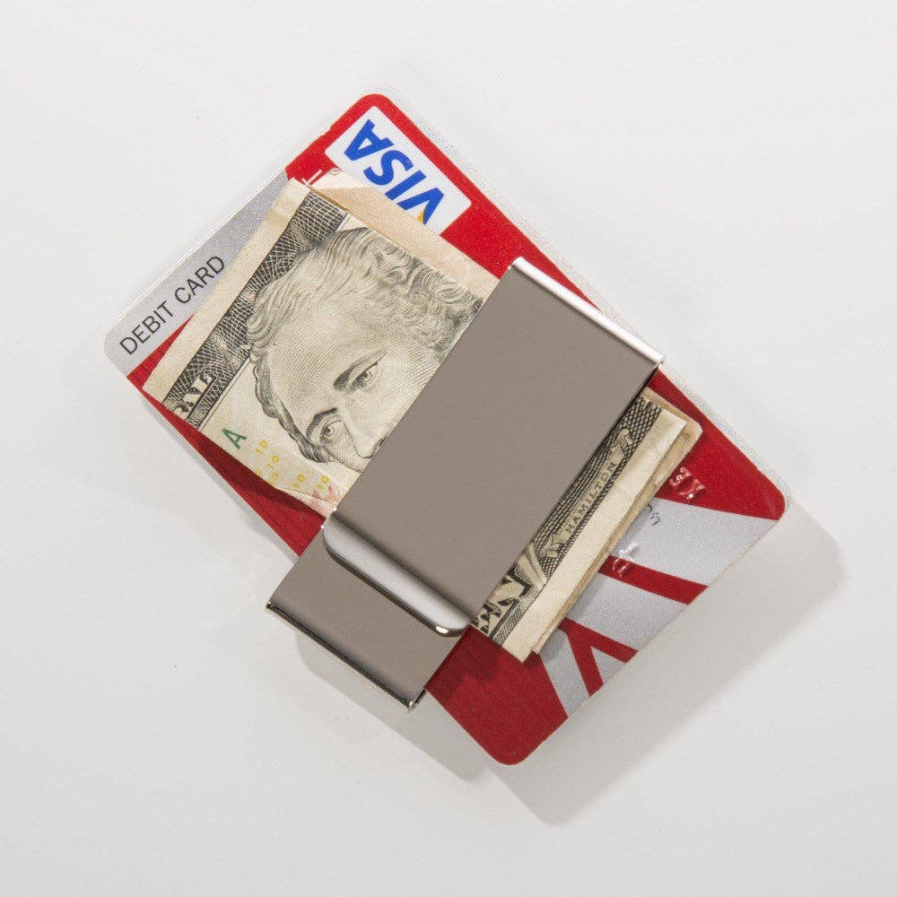The Minimal Man's Wallet: Gunmetal Money Clip