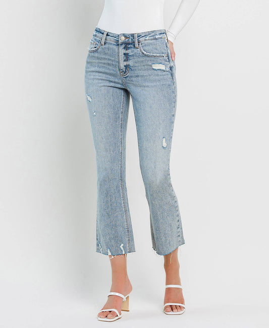 Lovervet by VERVET - HIGH RISE KICK FLARE JEANS CALI KISS