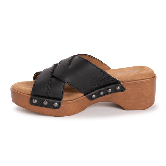 Muk Luks - Muk Luks Women's Cadence Sandal: Black Calf