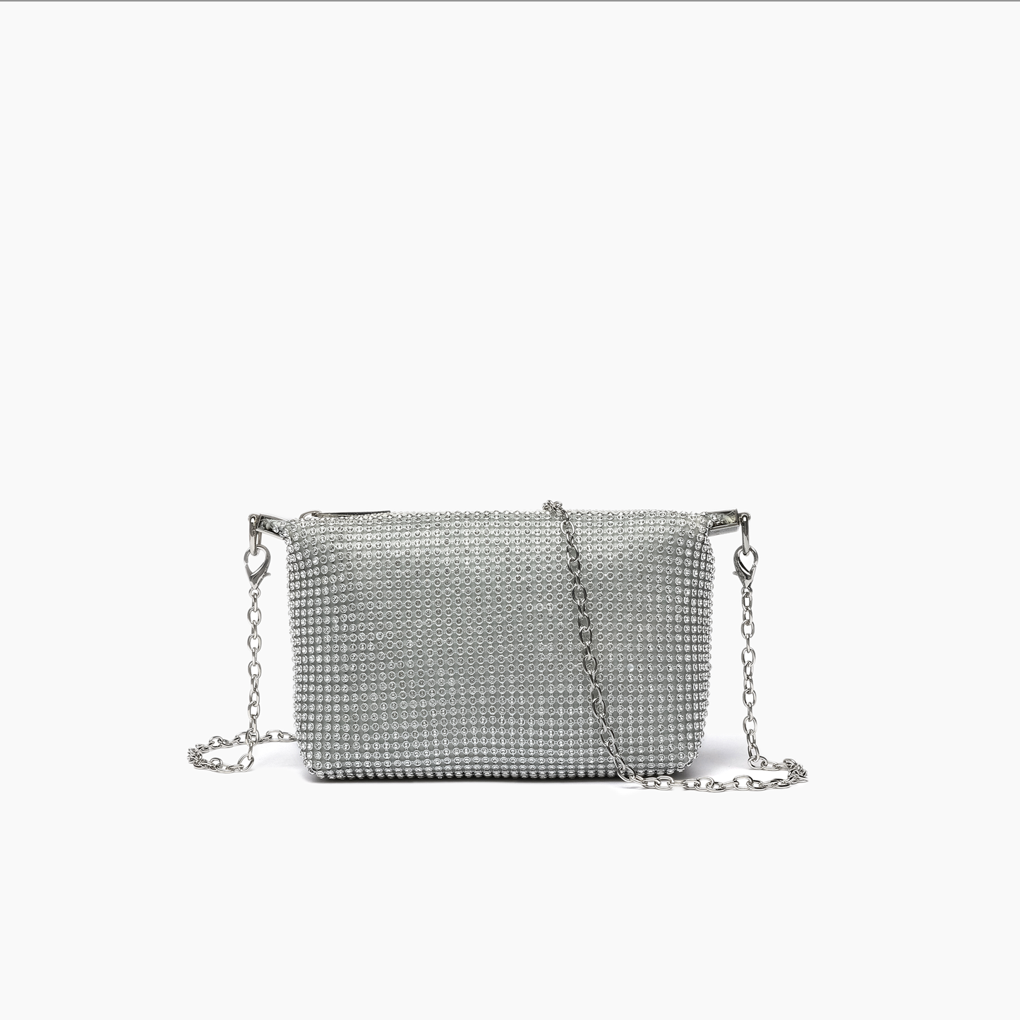 Like Dreams - Remy Rhinestone Multi Crossbody Clutch: Pink