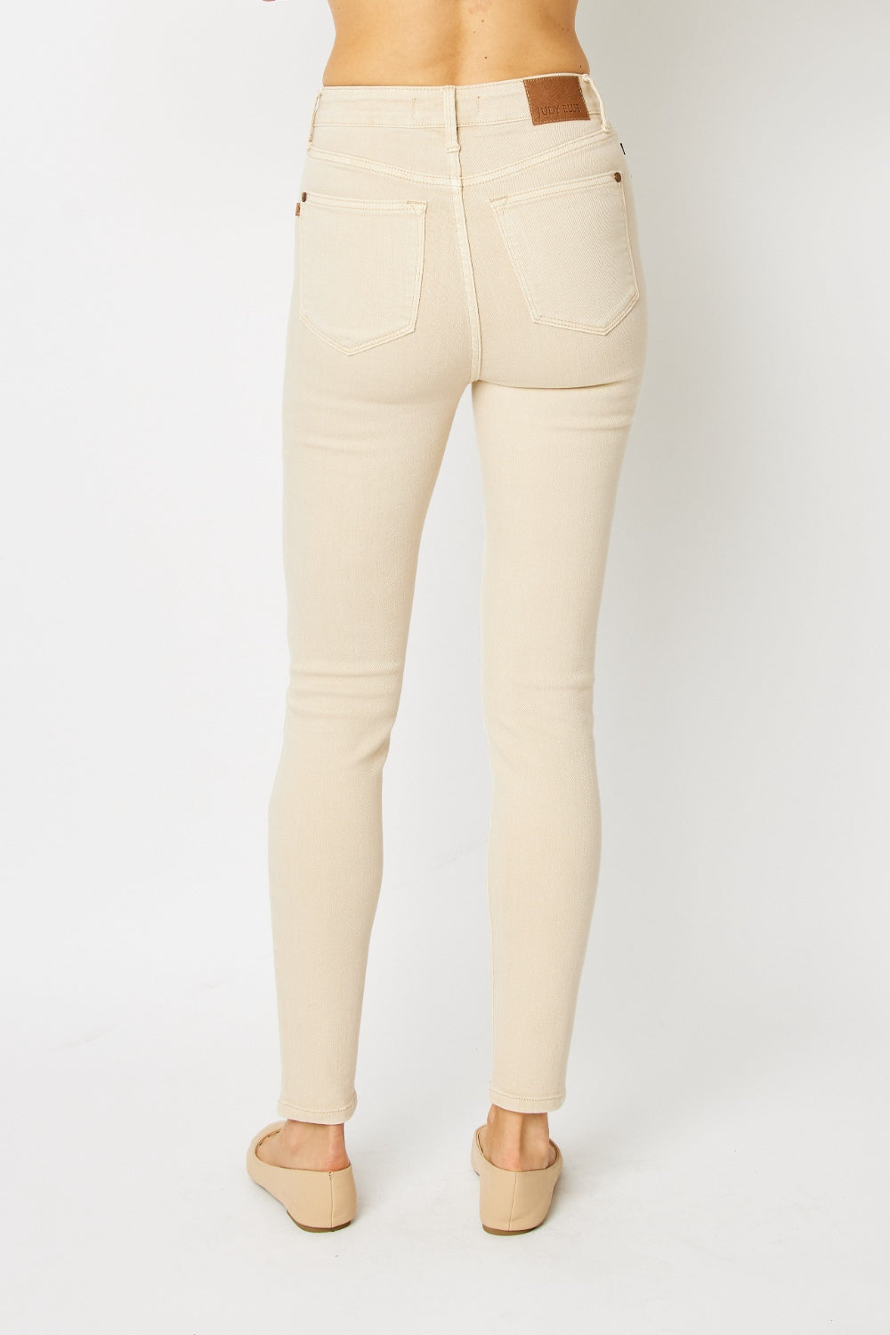 ONLINE ONLY! Judy Blue Full Size Garment Dyed Tummy Control Skinny Jeans