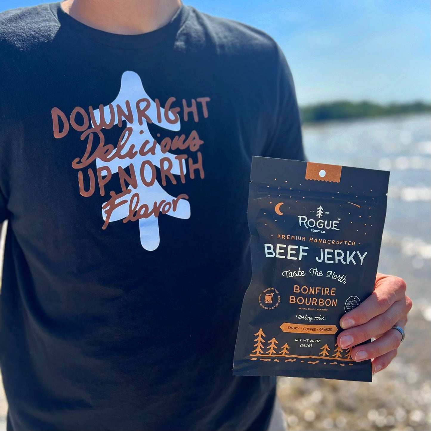 Rogue Jerky Co. - Bonfire Bourbon Beef Jerky