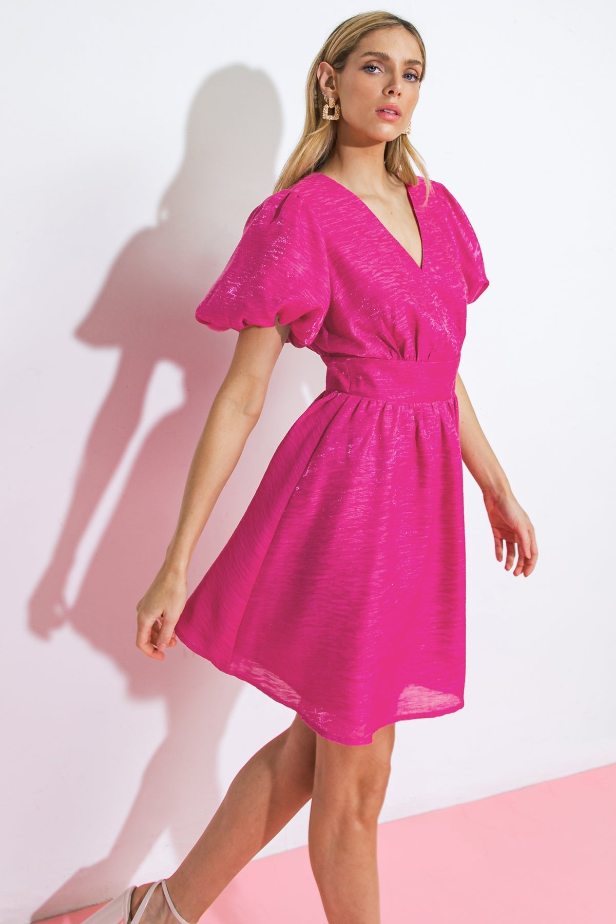 ONLINE ONLY! ALL IS CALM WOVEN MINI DRESS