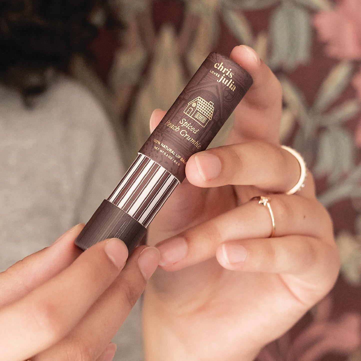 Poppy & Pout - Lip Balm, Chris Loves Julia, Spiced Peach Crumble