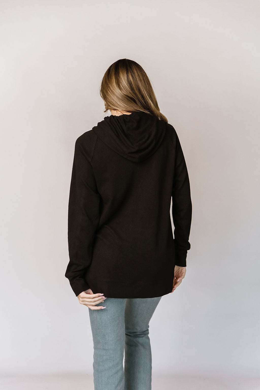 ONLINE ONLY! Sideslit Hoodie - Blackout