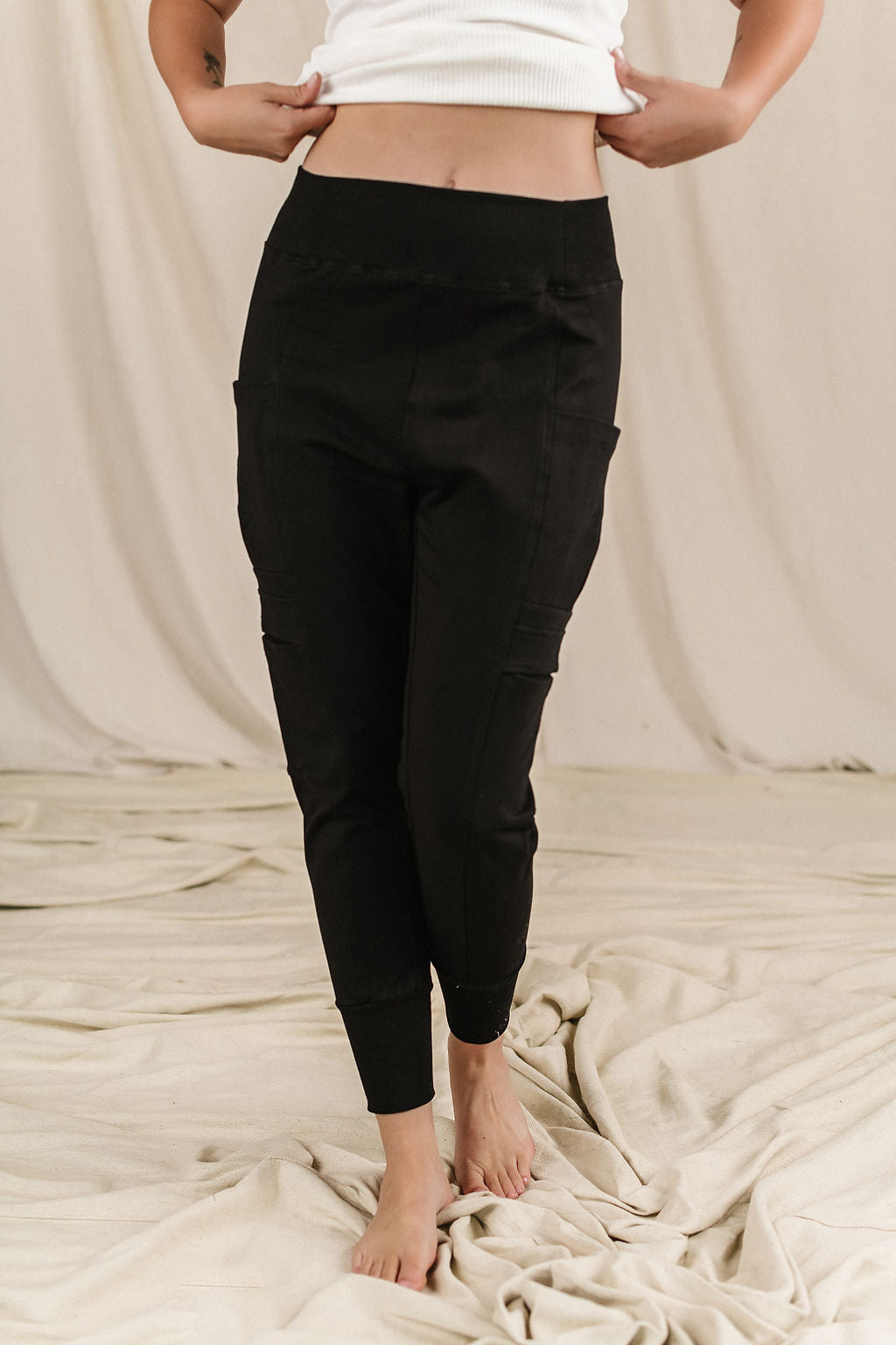 ONLINE ONLY! Level Up Joggers- Black