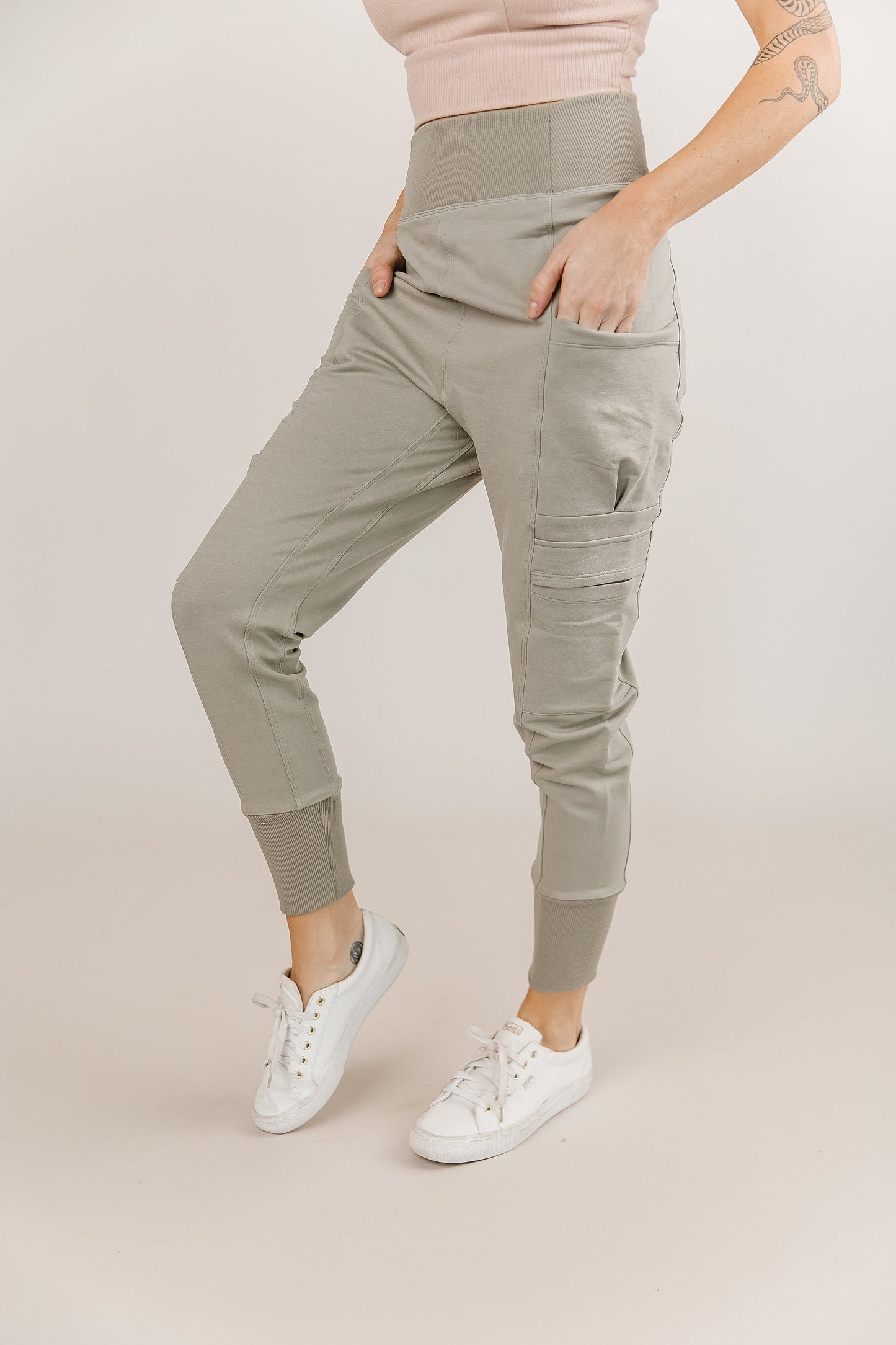 ONLINE ONLY! Level Up Joggers- Sage