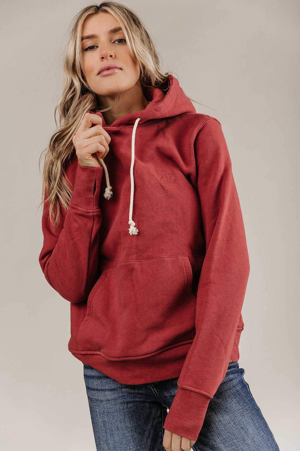 ONLINE ONLY! Staple Hoodie- Strawberry
