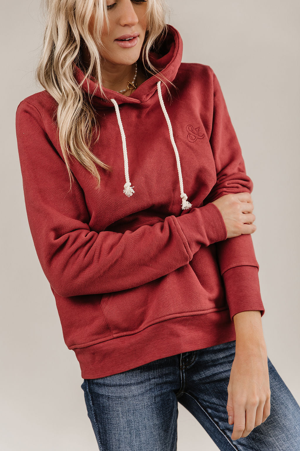 ONLINE ONLY! Staple Hoodie- Strawberry
